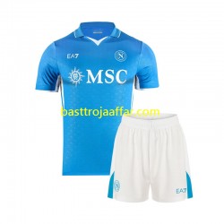 SSC Napoli Barn Hemma Fotbollströja 2024-2025 Kortärmad SSC Napoli Barn Hemma Fotbollströja 2024-2025 Kortärmad