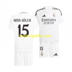 Real Madrid Arda Guler 15 Barn Hemma Fotbollströja 2024-2025 Kortärmad