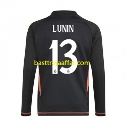 Real Madrid Andriy Lunin 13 Målvakt Män Borta Fotbollströja 2024-2025 Långärmad