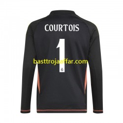 Real Madrid Thibaut Courtois 1 Målvakt Män Borta Fotbollströja 2024-2025 Kortärmad