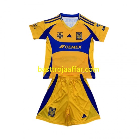 Tigres UANL Barn Hemma Fotbollströja 2024-2025 Kortärmad