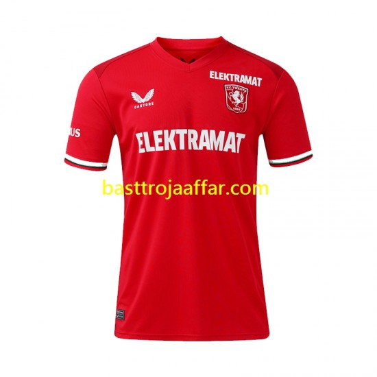 Twente Män Hemma Fotbollströja 2024-2025 Kortärmad