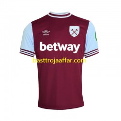 West Ham United Män Hemma Fotbollströja 2024-2025 Kortärmad West Ham United Män Hemma Fotbollströja 2024-2025 Kortärmad