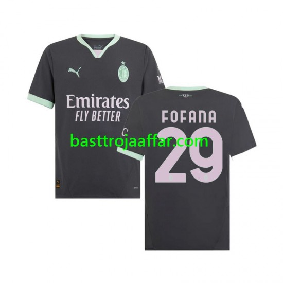 AC Milan Fofana 29 Män Tredje Fotbollströja 2024-2025 Kortärmad