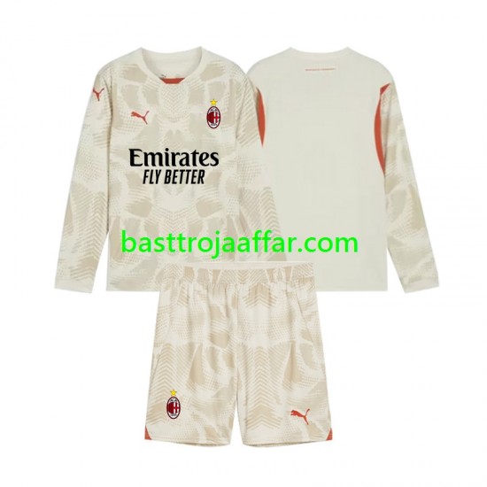 AC Milan Målvakt Barn Tredje Fotbollströja 2024-2025 Långärmad