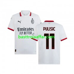 AC Milan PULISIC 11 Män Borta Fotbollströja 2024-2025 Kortärmad AC Milan PULISIC 11 Män Borta Fotbollströja 2024-2025 Kortärmad