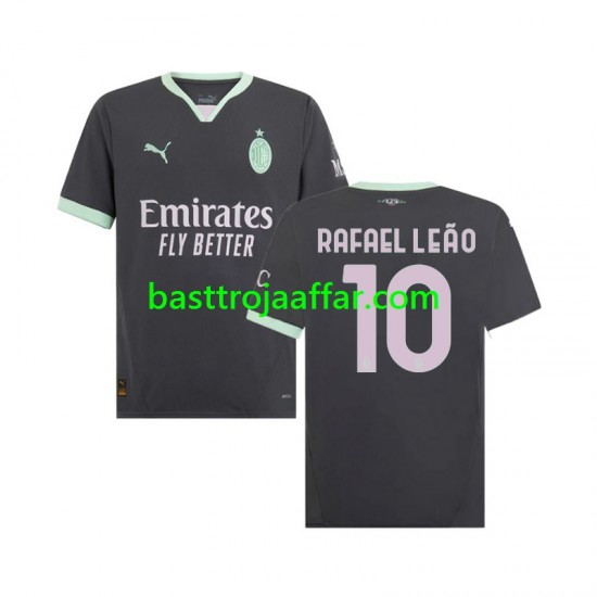 AC Milan Rafael Leao 10 Män Tredje Fotbollströja 2024-2025 Kortärmad