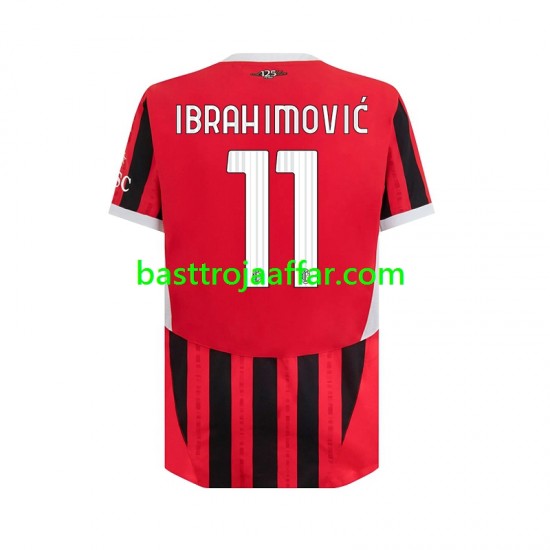 AC Milan Ibrahimović 11 Män Hemma Fotbollströja 2024-2025 Kortärmad