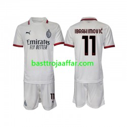 AC Milan Ibrahimović 11 Barn Borta Fotbollströja 2024-2025 Kortärmad