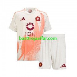 AS Roma Barn Borta Fotbollströja 2024-2025 Kortärmad AS Roma Barn Borta Fotbollströja 2024-2025 Kortärmad
