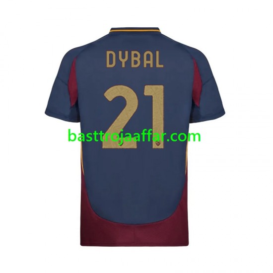 AS Roma Paulo Dybala 21 Män Tredje Fotbollströja 2024-2025 Kortärmad