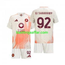 AS Roma Stephan El Shaarawy 92 Barn Borta Fotbollströja 2024-2025 Kortärmad AS Roma Stephan El Shaarawy 92 Barn Borta Fotbollströja 2024-2025 Kortärmad
