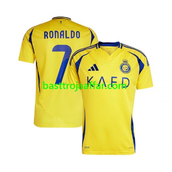 Al Nassr Cristiano Ronaldo 7 Män Hemma Fotbollströja 2024-2025 Kortärmad