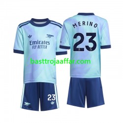 Arsenal Merino 23 Barn Tredje Fotbollströja 2024-2025 Kortärmad