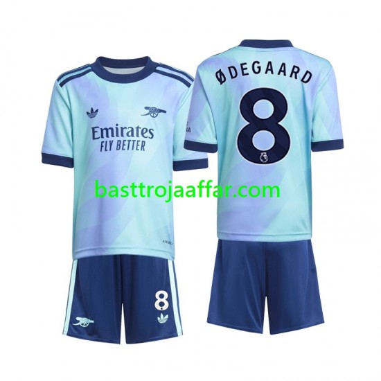 Arsenal Odegaard 8 Barn Tredje Fotbollströja 2024-2025 Kortärmad