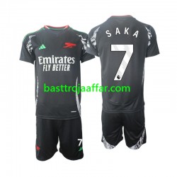Arsenal Saka 7 Barn Borta Fotbollströja 2024-2025 Kortärmad Arsenal Saka 7 Barn Borta Fotbollströja 2024-2025 Kortärmad