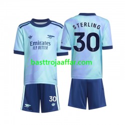 Arsenal Sterling 30 Barn Tredje Fotbollströja 2024-2025 Kortärmad