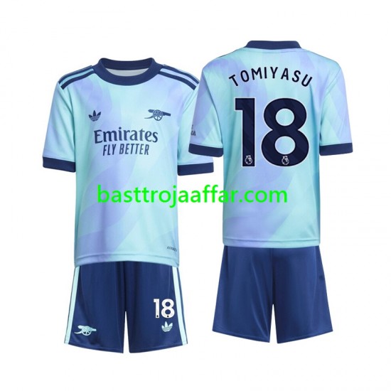 Arsenal Takehiro Tomiyasu 18 Barn Tredje Fotbollströja 2024-2025 Kortärmad