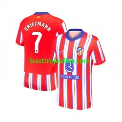 Atlético Madrid Antoine Griezmann 7 Män Hemma Fotbollströja 2024-2025 Kortärmad