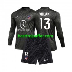 Atlético Madrid Jan Oblak 13 Målvakt Barn Hemma Fotbollströja 2024-2025 Långärmad Atlético Madrid Jan Oblak 13 Målvakt Barn Hemma Fotbollströja 2024-2025 Långärmad