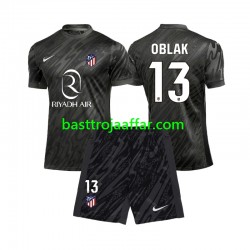 Atlético Madrid Jan Oblak 13 Målvakt Barn Hemma Fotbollströja 2024-2025 Kortärmad Atlético Madrid Jan Oblak 13 Målvakt Barn Hemma Fotbollströja 2024-2025 Kortärmad