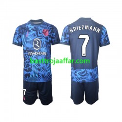 Atlético Madrid Griezmann 7 Barn Tredje Fotbollströja 2024-2025 Kortärmad