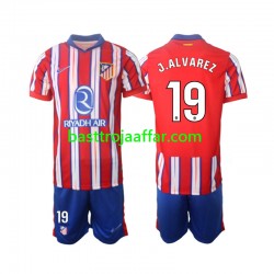 Atlético Madrid J.Alvarez 19 Barn Hemma Fotbollströja 2024-2025 Kortärmad Atlético Madrid J.Alvarez 19 Barn Hemma Fotbollströja 2024-2025 Kortärmad