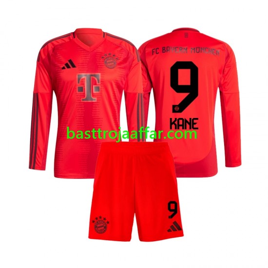 FC Bayern München Harry Kane 9 Barn Hemma Fotbollströja 2024-2025 Långärmad