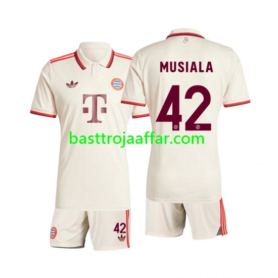 FC Bayern München Musiala 42 Barn Tredje Fotbollströja 2024-2025 Kortärmad