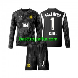 Borussia Dortmund Gregor Kobel 1 Målvakt Barn Fjärde Fotbollströja 2024-2025 Långärmad Borussia Dortmund Gregor Kobel 1 Målvakt Barn Fjärde Fotbollströja 2024-2025 Långärmad