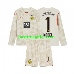 Borussia Dortmund Gregor Kobel 1 Målvakt Barn Hemma Fotbollströja 2024-2025 Långärmad Borussia Dortmund Gregor Kobel 1 Målvakt Barn Hemma Fotbollströja 2024-2025 Långärmad