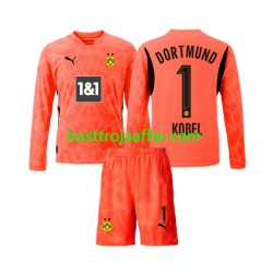 Borussia Dortmund Gregor Kobel 1 Målvakt Barn Tredje Fotbollströja 2024-2025 Långärmad Borussia Dortmund Gregor Kobel 1 Målvakt Barn Tredje Fotbollströja 2024-2025 Långärmad