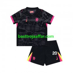 Chelsea Cole Palmer 20 Barn Tredje Fotbollströja 2024-2025 Kortärmad