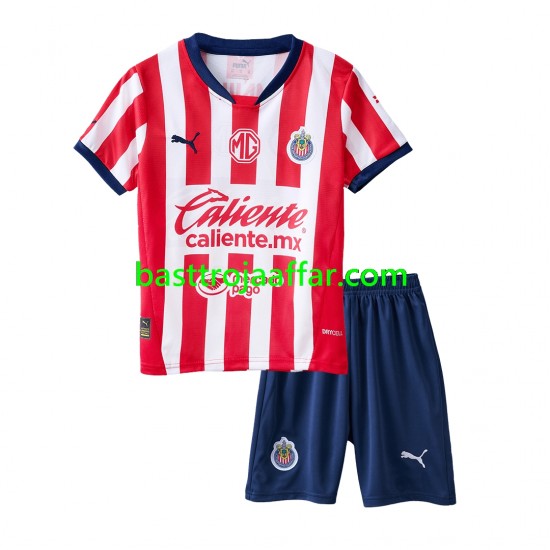 Deportivo Guadalajara Barn Hemma Fotbollströja 2024-2025 Kortärmad