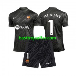 FC Barcelona Ter Stegen 1 Målvakt Barn Tredje Fotbollströja 2024-2025 Kortärmad FC Barcelona Ter Stegen 1 Målvakt Barn Tredje Fotbollströja 2024-2025 Kortärmad