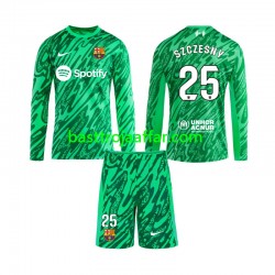 FC Barcelona Wojciech Szczesny 25 Målvakt Barn Hemma Fotbollströja 2024-2025 Långärmad