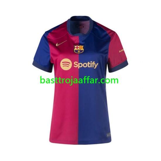 FC Barcelona Dam Hemma Fotbollströja 2024-2025 Kortärmad