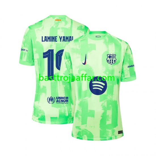 FC Barcelona LAMINE YAMAL 19 UCL Font Män Tredje Fotbollströja 2024-2025 Kortärmad