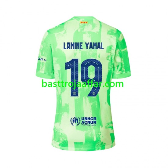 FC Barcelona LAMINE YAMAL 19 UCL Font Män Tredje Fotbollströja 2024-2025 Kortärmad