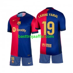 FC Barcelona Lamine Yamal 19 Barn Hemma Fotbollströja 2024-2025 Kortärmad FC Barcelona Lamine Yamal 19 Barn Hemma Fotbollströja 2024-2025 Kortärmad