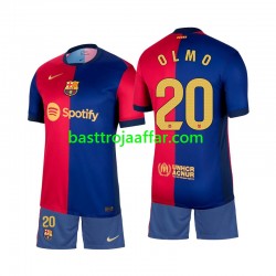 FC Barcelona Olmo 20 Barn Hemma Fotbollströja 2024-2025 Kortärmad FC Barcelona Olmo 20 Barn Hemma Fotbollströja 2024-2025 Kortärmad