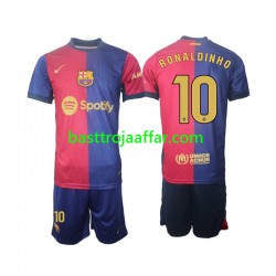 FC Barcelona Ronaldinho 10 Barn Hemma Fotbollströja 2024-2025 Långärmad FC Barcelona Ronaldinho 10 Barn Hemma Fotbollströja 2024-2025 Långärmad
