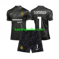 Inter Milan Yann Sommer 1 Målvakt Barn Tredje Fotbollströja 2024-2025 Kortärmad