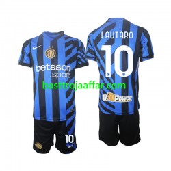Inter Milan Lautaro 10 Barn Hemma Fotbollströja 2024-2025 Kortärmad