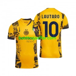 Inter Milan Lautaro 10 Män Tredje Fotbollströja 2024-2025 Kortärmad