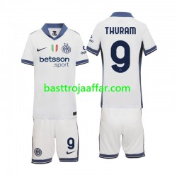 Inter Milan Marcus Thuram 9 Barn Borta Fotbollströja 2024-2025 Kortärmad