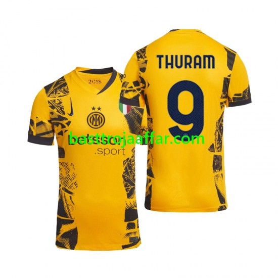 Inter Milan Marcus Thuram 9 Män Tredje Fotbollströja 2024-2025 Kortärmad