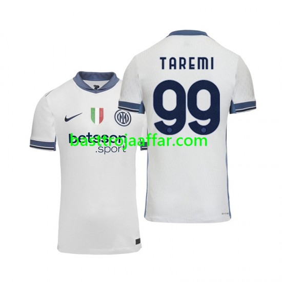 Inter Milan Mehdi Taremi 99 Män Borta Fotbollströja 2024-2025 Kortärmad
