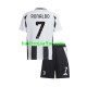 Juventus Cristiano Ronaldo 7 Barn Hemma Fotbollströja 2024-2025 Kortärmad