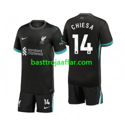 Liverpool Chiesa 14 Barn Borta Fotbollströja 2024-2025 Kortärmad